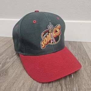 Vintage Logo 7 Seattle Sonics NBA Hat Snapback Adjustable Onesize Unisex Cap
